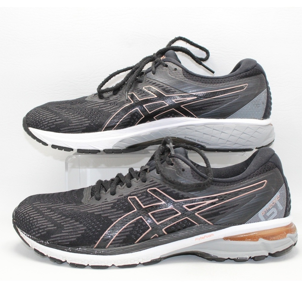 Asics GT-2000 8 Womens Running Shoes Black Rose Gold‎ 1012A591 Size 12.5 US